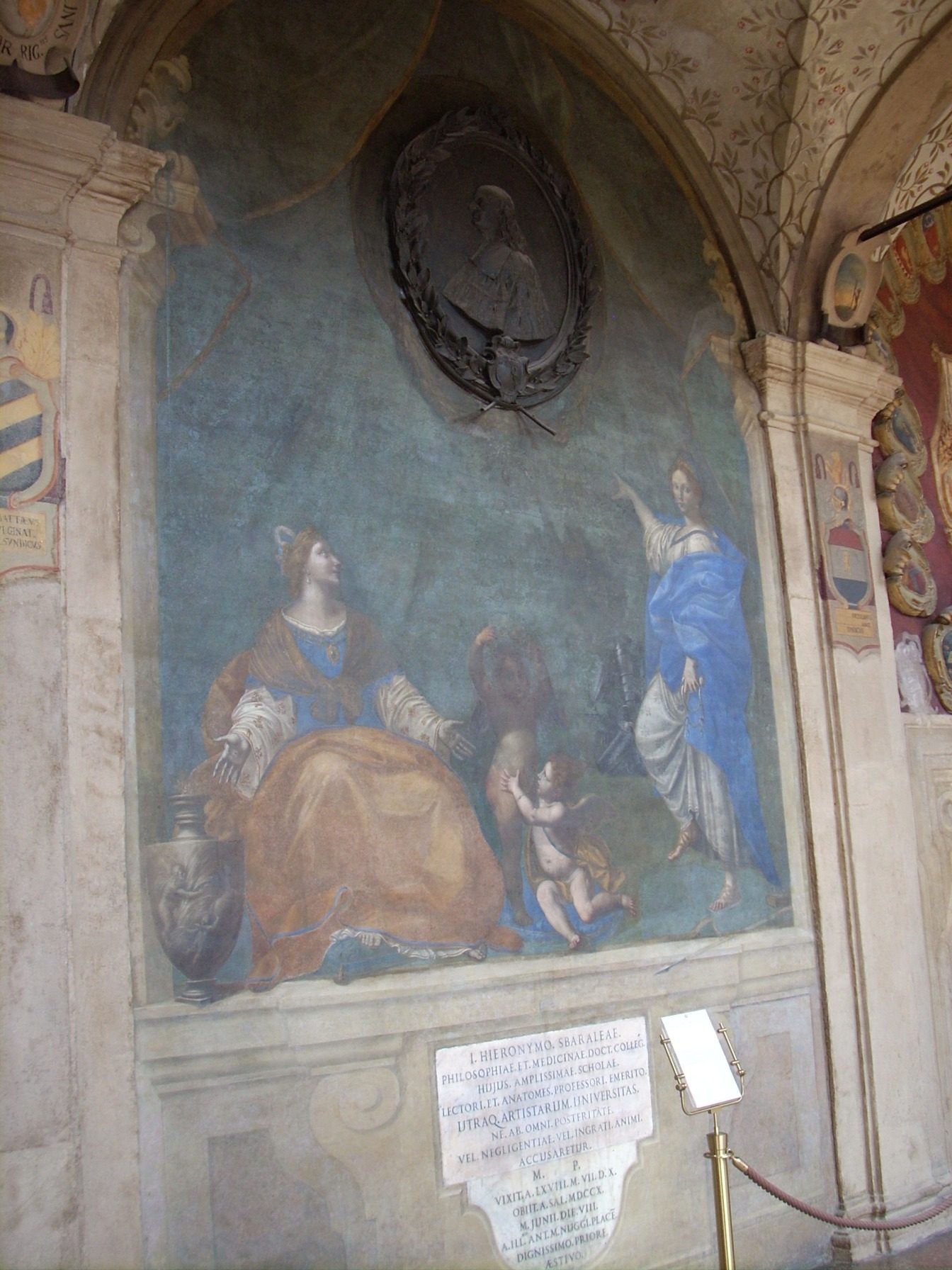 Giovanni Girolamo Sbaraglia's memorial, Archiginnasio, Bologna - 01.JPG